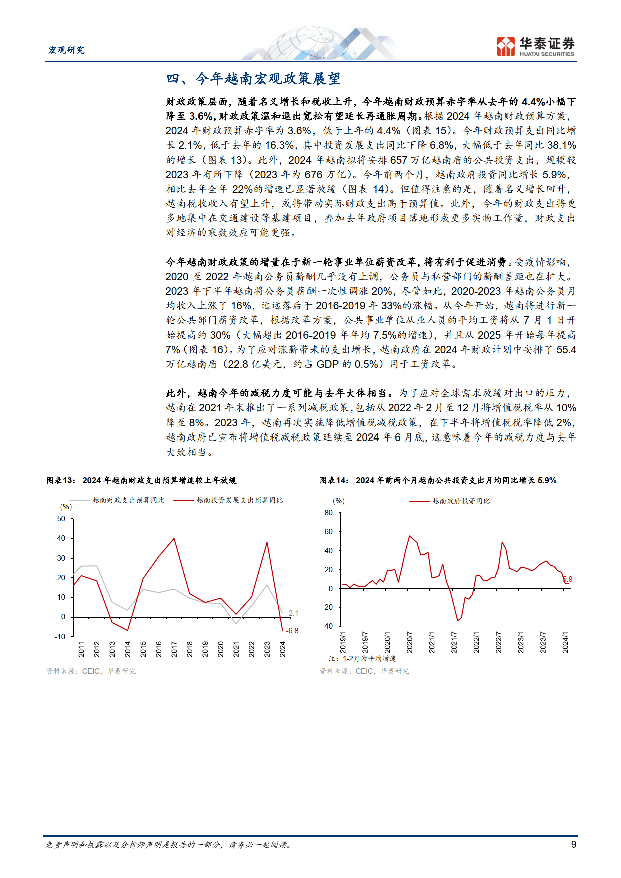越南经济回顾与展望：短线反弹，长线可期（附下载）